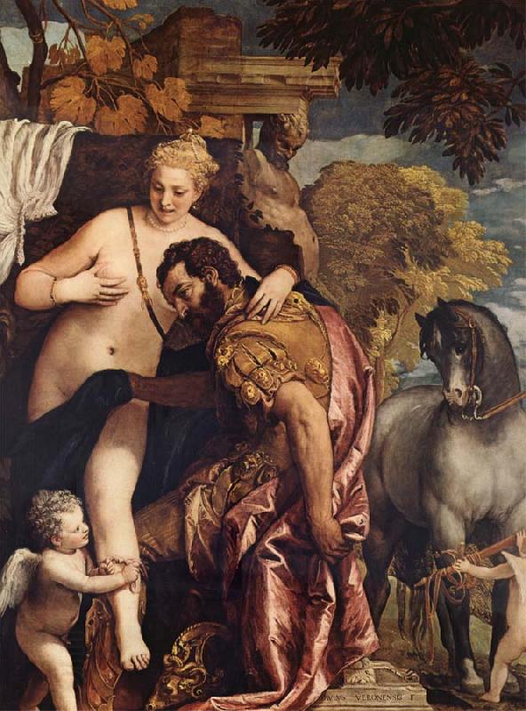 Paolo  Veronese Mars and Venus United by Love